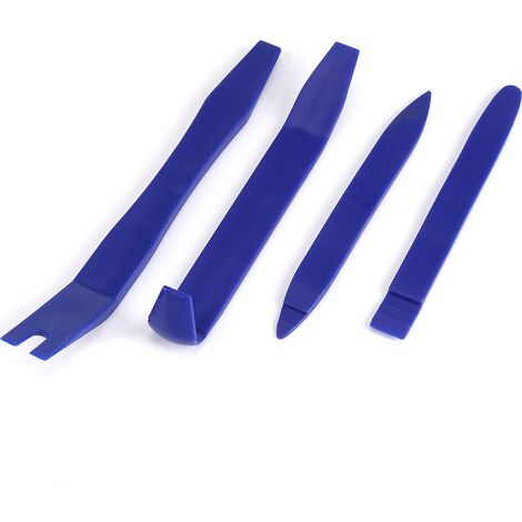 Jeu de 7 outils démontage plastique bleus pour autoradio tableau de bord portière panneau garniture clips (1/5)