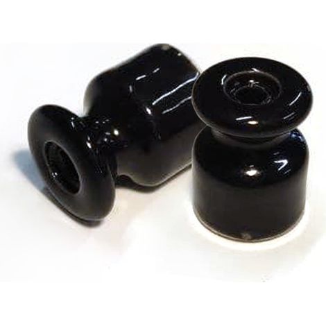 Isolatore in porcellana per impianto a parete 18 mm - 2 pezzi (1/3)
