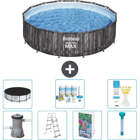 Bestway Steel Pro MAX Rund - 427x107 cm - 8-teilig S574