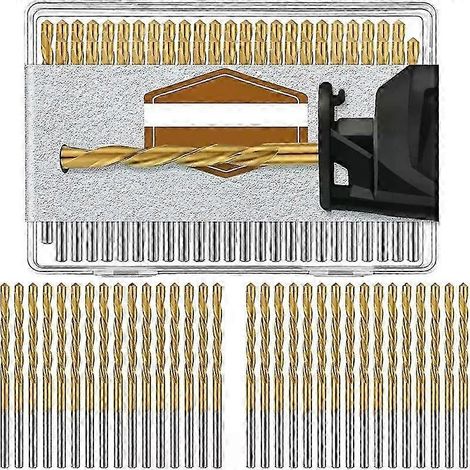 GTBL 50-teiliges Set Trockenbau-Pilotbohrer, 1/8 Zoll Durchmesser, passend für Spiralsägen – JXLGV (1/5)
