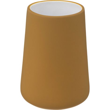 Gobelet et Porte brosse à dents en céramique Marron malt - Five