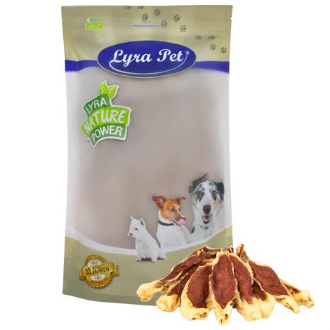 1 kg d'oreilles de lapin Lyra Pet® fourrées au poulet (1/5)