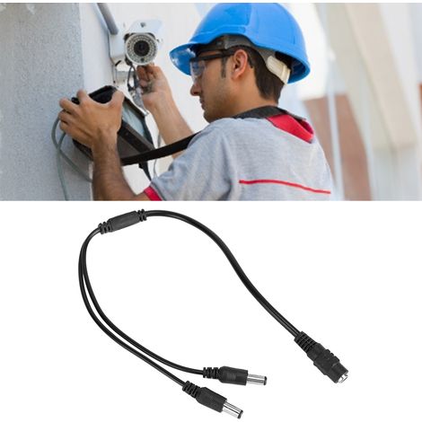 10 pièces Connecteur d'Alimentation DC 12V vers 1.2V pour Caméras de Sécurité, Câble Diviseur (1/5)