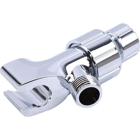 Barre de douche coulissante, tube en plastique ABS, support de remplacement, fixation pour rail de salle de bain réglable (1/5)