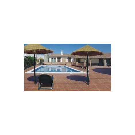 PARASOL SOMBRILLA DE ESPARTO 2.20 MTS PARA JARDIN,,PLAYA Y PISCINA (1/5)