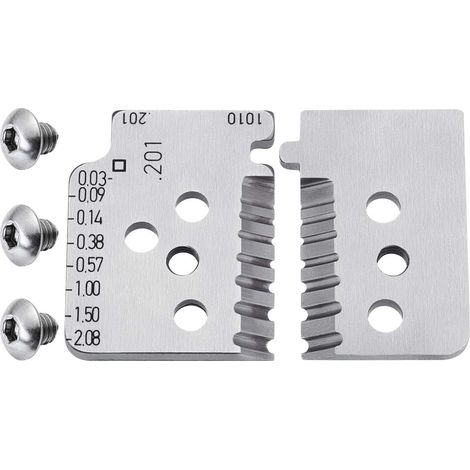KNIPEX 12 19 02 1 set di lame di ricambio per 12 12 02