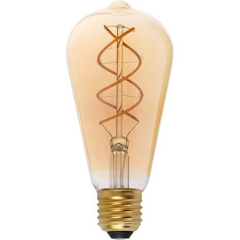 Bombilla PEBETERO FILAMENTO LED ÁMBAR E27 5W 2000K (1/3)