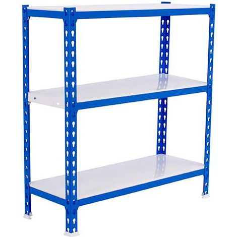Simonrack Moderne Aufbewahrungregal Blau und Weiß