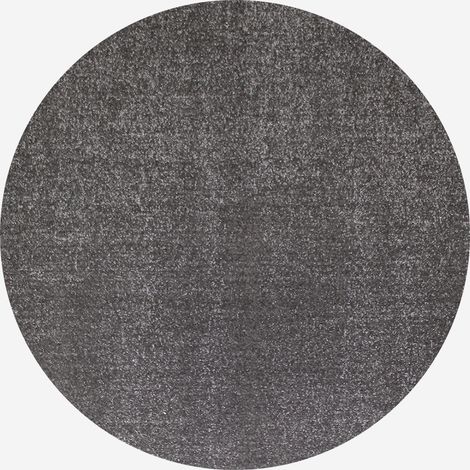 Tappeto tondo frisée grigio tinta unita Milano Unit GRI101