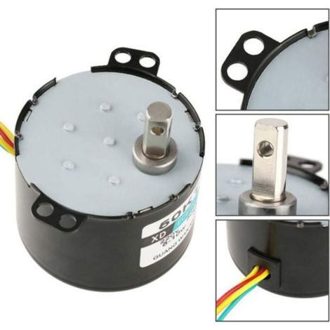 Moteur électrique synchrone 220V 6-10W – Couple élevé 10rpm – Faible bruit – Support CW/CCW – Longue durée de vie Femeo (1/4)