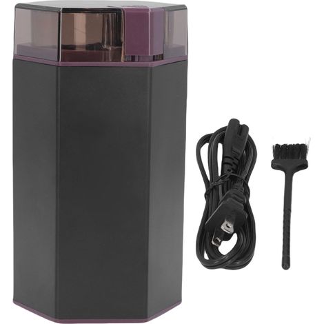 Moulin café électrique 150W 30000RPM couvercle transparent – Broyeur grains avec brosse nettoyage maison, cuisine (1/5)