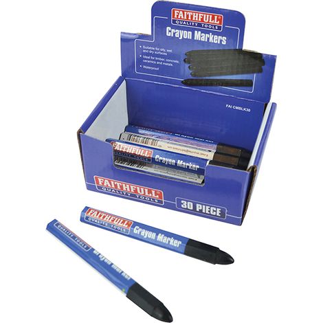 Crayon Marker Black (Cdu Of 30) (1/3)