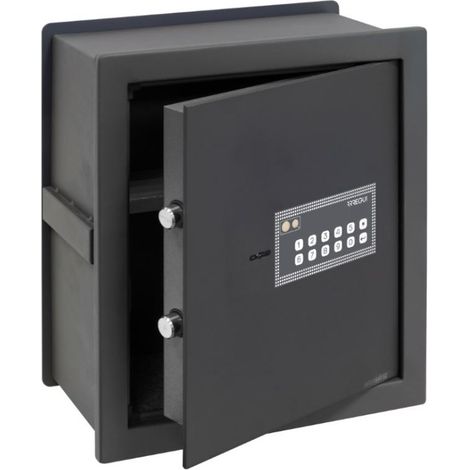 Arregui 21 Liter erweiterbarer Tresor Elektronische Öffnung und Schlüssel Außenmaße 39 x 36 x 25 cm