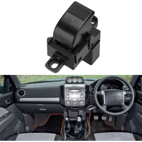 Interrupteur de Fenêtre Électrique UR56‑66‑370 Noir ABS/Métal pour Mazda BT50 et Ford Ranger (1/5)