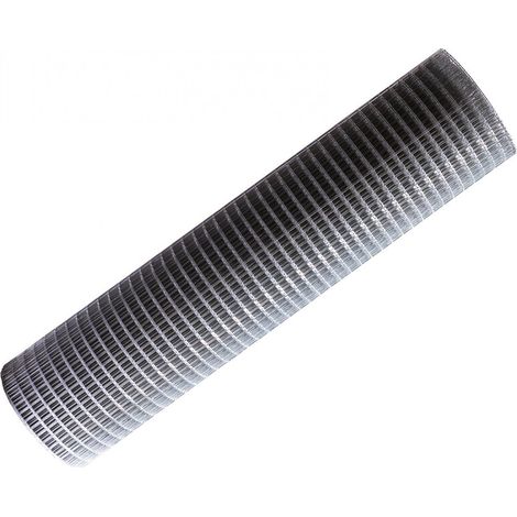 WURKO malla electrosoldada 25x50x2 mm 100 cm , Malla electrosoldadaRollo de 25 m100 cm de altoMedidas del cuadrado, 25x50 mmGrosor del alambre de 2 mm aproximadamen (1/2)