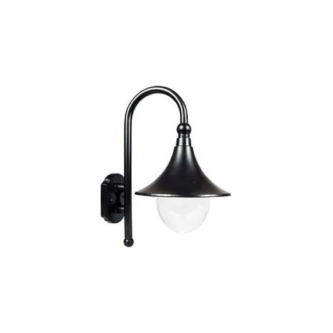 LANTERNA CON BRACCIO MODELLO PARIGI  100w IP44 mm.355x442h. colore nero    SYNTESY