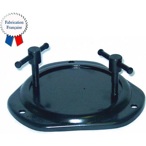 Dolex – Base tournante 360° acier pour étaux – Protection cataphorèse – Faible hauteur et large empattement pour stabilité – Accessoire professionnel (1/5)
