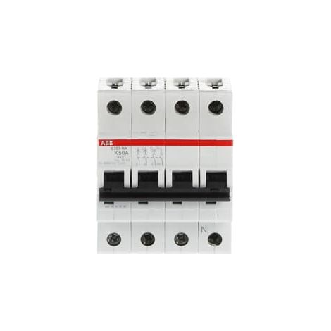 Interruttore Automatico Miniatura - miniature - S200 3P+N (Neutro a destra) K 50 6kA NA - ABB2CDS253103R0577