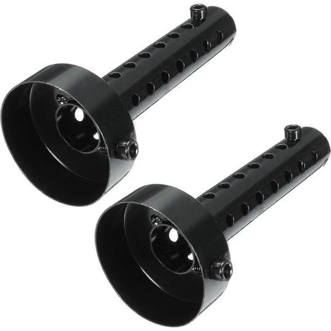 2x Motorrad Universal-Auspufftopf Schalldämpfer DB-Killer 60mm