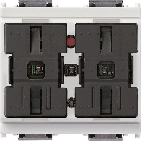 VIMAR - R16960.B Zwei einfache weiße Knöpfe