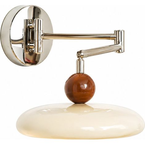 Applique murale réglable style Bauhaus, lampe LED 12W plein spectre pour salon, chambre et bureau (1/4)