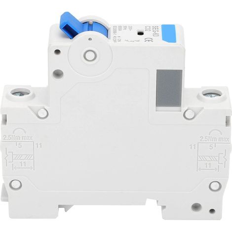 Interrupteur miniature pneumatique SEG-63c6, montage sur rail DIN, poignée de commande (1/5)