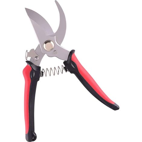 1 Stück ergonomische Profi-Gartenschere zum Beschneiden, Gartenwerkzeug für Äste, Sträucher und kleine Bäume, reduziert Ermüdung und verbessert die Effizienz (19 cm)