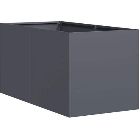 Maison Exclusive - Jardinera de acero laminado en frío antracita