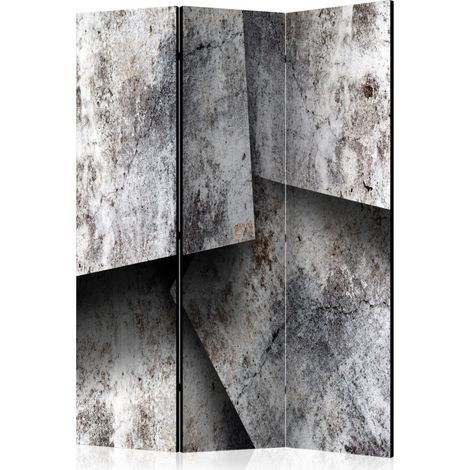 Paravent 3 Volets "Concrete Cards" 135x172cm (1/2)