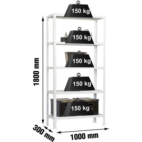 Simonrack Simonhome Click Plus Metallregal Weiß