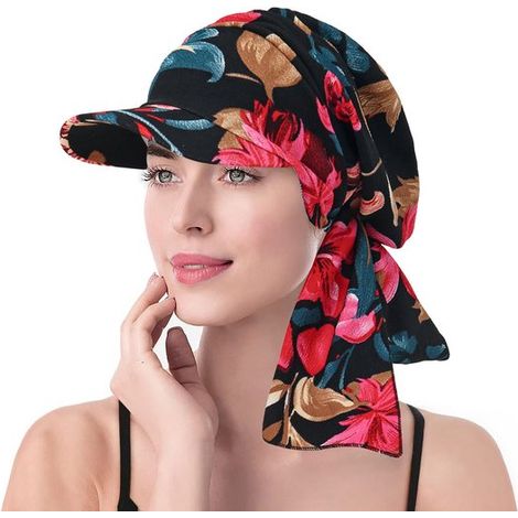 Seidig weiches Kopftuch  Perfekt für alle Frisuren  Hochwertiges Unisex-Kopftuch  Mit Krempe  Weiches und bequemes Kopftuch (1/5)