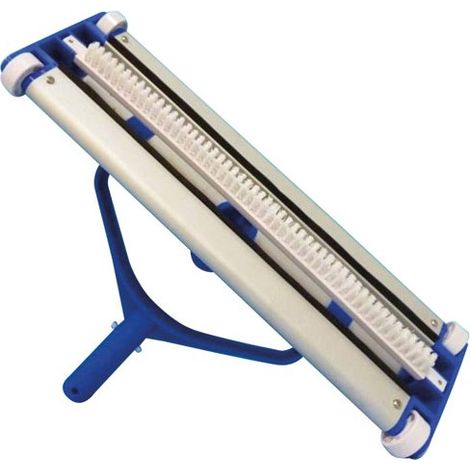 Balai de fond rigide pour piscine – Brosse en nylon – Longueur 1,5m – Nettoyage efficace des fonds – Compatible avec tous types de piscines – Poolstyle