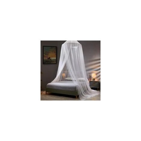 Zanzariera a cupola per letto, pieghevole, facile da montare, 60 x 250 x 1250 cm - Crezuo