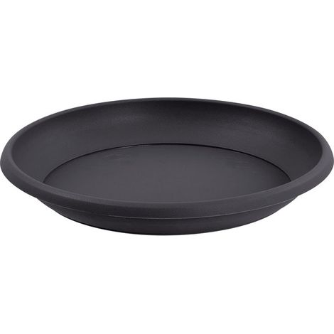 EDA – Soucoupe pour pot de fleur Ø26 cm en polypropylène – Résistante au gel et aux UV – Compatible avec pot Ø30 cm – Fabrication française