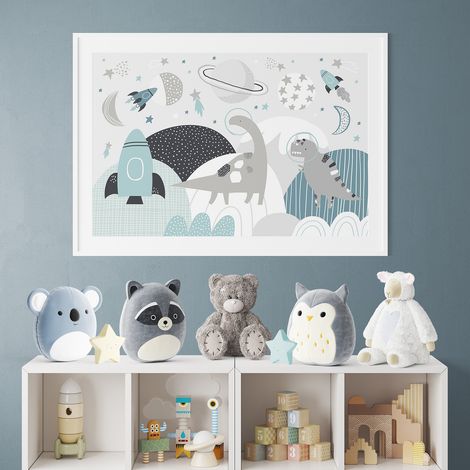 Poster / Affiche enfants - Dinosaures - 50x75 cm (1/3)