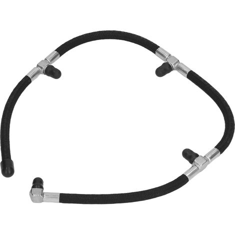Tuyau de retour carburant injecteur moteur en caoutchouc, remplacement pour Fuso 4M50, longueur 53cm, flexible à huile, conduit d'évacuation essence, pièce détachée robuste. (1/5)