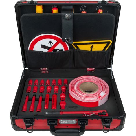 KS TOOLS  Juego de  herramientas aisladas  para vehículos  híbridos y  eléctricos  43  pzs.  -  117.1890 (1/4)
