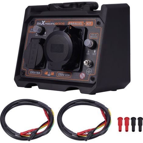 Kit paralelo 32A Perfecto para conectar dos generadores inverter MaXpeedingrods dentro de 3500W Para MXR1500/2300/3500 MXR4500i PRO maXpeedingrods (1/5)