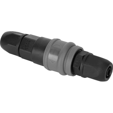10 pièces Connecteur rapide en acier et plastique de type C SpPP autobloquant Accessoire mécanique pour tuyau PU 8 / 10 / 12 mm (10 mm (30)) (1/5)