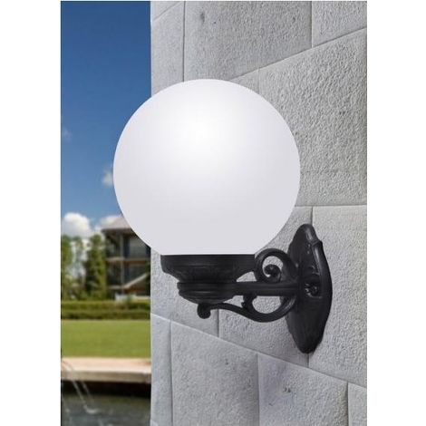 SFERA GIARDINO GLOBO OPACA RESINA CONTRO SALSEDINE NO RUGGINE E27 FUMAGALLI