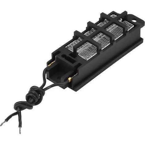 Chauffage d'air multifonction 12 V 50 W avec isolation, élément chauffant PTC thermostatique, chauffage polyvalent, incubateur, chauffage de terrasse (1/5)