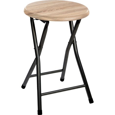 Taburetes plegables efecto madera natural - 5five (1/4)