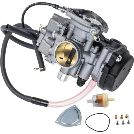 (Gris)Carburetor pour Yamaha Kodiak 400 YFM 400 450 4x4 2000-2006 Neuf (1/4)