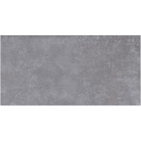 Carrelage effet Béton Gris Cendré 151x75,5x0,9 cm In&Out Sorelan - Sol et mur intérieur et Sol extérieur (vendu par carton de 1,14 m²) - RO'MA CARRELAGE