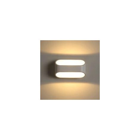 Preziosa applique a LED da 12W 3000K bianco caldo per interni, illuminazione verso l'alto/verso il basso, ideale per soggiorno, camera da letto, cucina, bagno, sala da pranzo, corridoio, ristorante, b