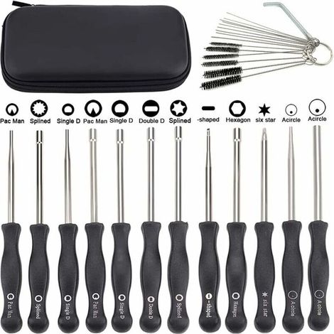 12-Piece Carburetor Adjustment Tool Set with Screwdrivers for Small 2-Stroke Engines for Husqvarna Chainsaws (1/5)