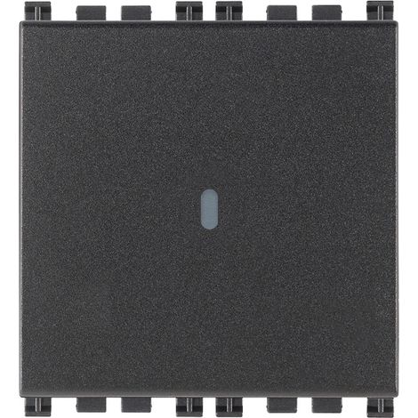 VIMAR - 19108.2 Pulsante 1P NO 10A assiale 2M grigio