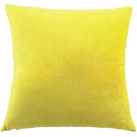 Housse de coussin géométrique blanche de 50 cm pour décoration intérieure-Yellow 60 x 60cm