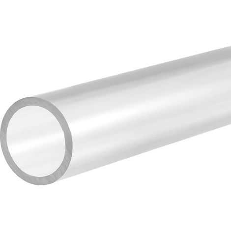 Tuyau Rigide en PVC Rond Tube PVC 0.3 m Transparent (1/5)