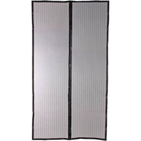 Rideau de porte moustiquaire anti-moustique 210x100 cm. rideau magnétique de moustiquaire de porte (1/4)